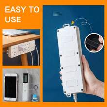 60 件可重复使用双面胶带 - 防水、无痕、可移除、多功能 - 非常适合照片墙、海报、春联、地板和地毯！ - 白色 - 查看 7