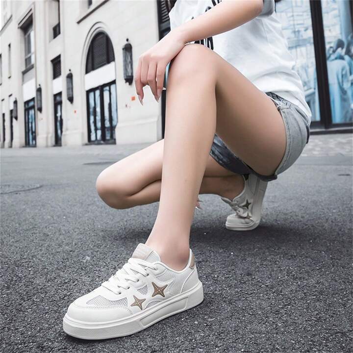Women s Casual Platform Sneakers Large Sizes Comfortable Breathable Mesh Walking Shoes Lightweight Athletic Running Shoes SHEIN UK