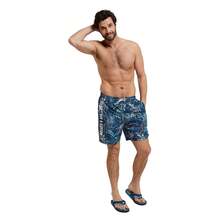 Animal Mens Deep Dive Printed Boardshorts (Navy) - Navy Blue - View 7