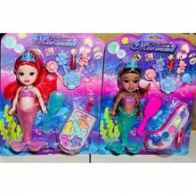 Mermaid Princess Makeup Toy And Doll With LED Light - 隨機的 - 查看 3