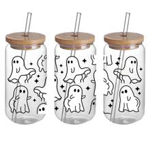 Four Adorable Halloween UV DTF Stickers For Cups, Ideal For Use On Mugs, Bottles, Laptops, And Craft Projects - Multicolor - View 5