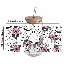 Four Adorable Halloween UV DTF Stickers For Cups, Ideal For Use On Mugs, Bottles, Laptops, And Craft Projects - Multicolor - View 2