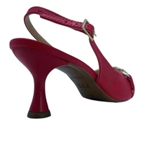 Mozione Women Heeled Sandals - 紅色 - 查看 8