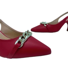 Mozione Women Heeled Sandals - 紅色 - 查看 6