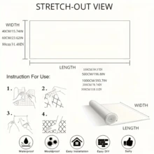 Green Marble Self-Adhesive Vinyl Wallpaper - Waterproof, Removable, Peel And Stick Decor For Living Room, Kitchen, Bedroom, Dormitory, And Furniture Refurbishment - Easy Installation, Random Pattern Match, And Aesthetic Design