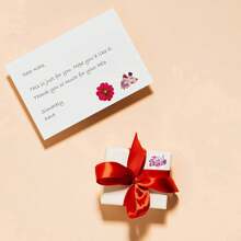 500 张玫瑰花贴纸，可爱卡通美学贴纸卷自粘密封剪贴簿卡片信封手工工艺品、水瓶、日记本、礼物、派对用品（1 英寸标签/10 种图案） - 玫瑰紅 - 查看 6