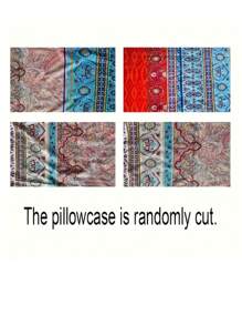 4pcs Bohemian Style Bedding Set (1 Bedsheet, 1 Bedskirt, 2 Pillowcases, No Pillow Inserts), Soft And Comfortable For All Seasons, Machine Washable, Home Decor - Multicolor - View 6