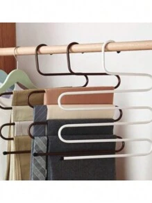 Stainless Steel Extendable Pants Hanger/Hook - White - View 4