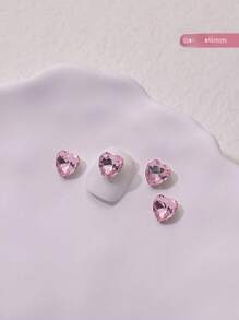 Bộ dụng cụ làm móng DIY hình trái tim nhọn đáy, đầy đủ các loại trang sức lấp lánh, kim cương hình trái tim màu sắc kỳ diệu. Móng tay và các vật dụng làm móng. - Nhiều màu - Xem 14