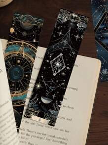 30 Stücke barocke Lesezeichen, bedruckte Seiten, Notizbücher, Papierkarten mit kosmischer Dekoration, kreatives Geschenk für Studenten, Schreibwaren, Schulmaterial, Rückkehr zur Schule