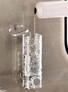 1 件装豪华免钻孔吸盘皂液器，壁挂式沐浴露储存泵瓶 - 彩色 - 查看 6