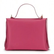 Bauzinho Women's Bag With Bow Small Shoulder And Hand Strap Gaby Show - Màu Hồng Tươi - Xem 3