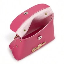 Bauzinho Women's Bag With Bow Small Shoulder And Hand Strap Gaby Show - Màu Hồng Tươi - Xem 4