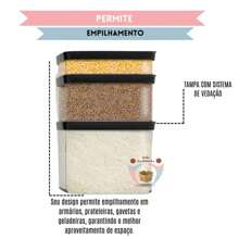 Kit 2 Peças Potes Hermerticos 1100ml Para Frios Presunto Queijo Anti Impacto Medias Porcoes Porta Mantimentos Para Grãos Frutas Cereais Maracarrao