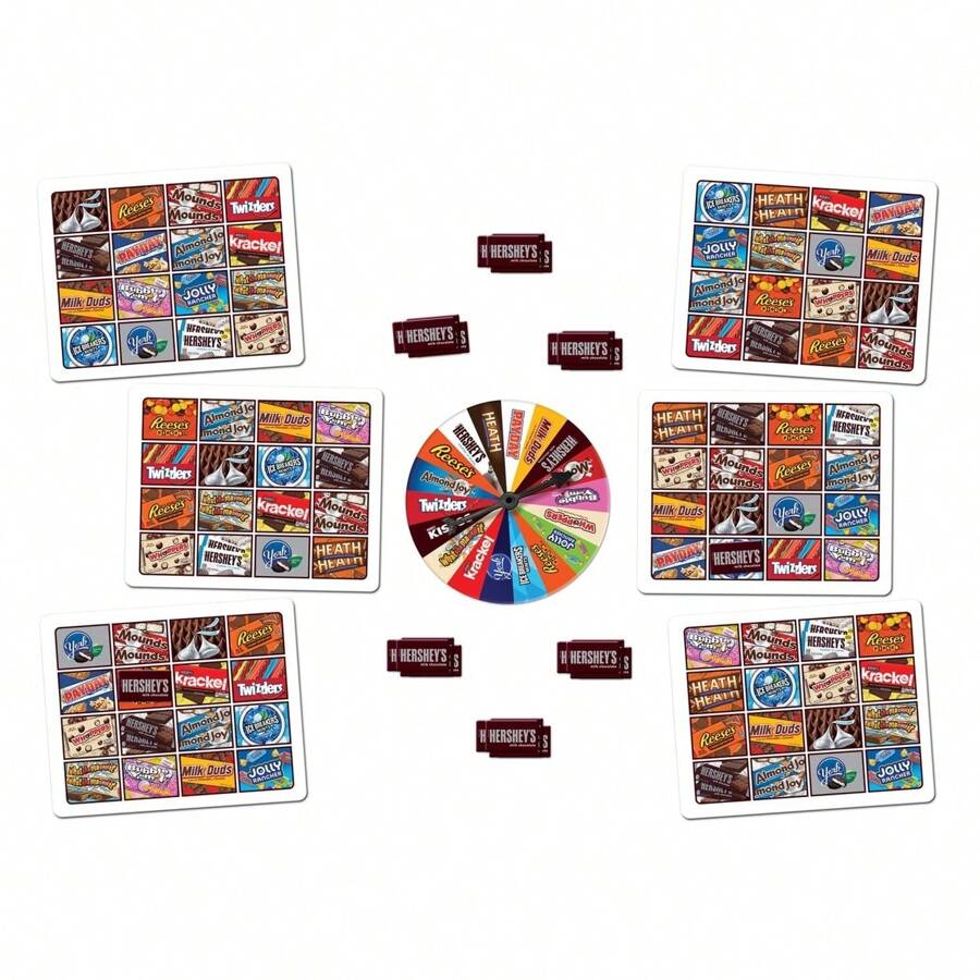 Masterpieces Masterpieces Hersheys Bingo Game Family Game For 2-6