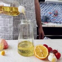 Oil Holder Bottle With Silicone Brush Dispenser - Màu vàng - Xem 4