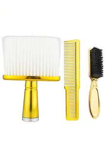 4pcs Hairdressing Tools Set Including 500ml Electroplating Retro Spray Bottle, Hairbrush, Beard Brush, Cutting Comb For Professional Salon, Hair Tools, Hair Products And Accessories For Barber Salon Beauty Travel Essentials, Back To School, Travel Holiday Essentials, Hair Accessories For Women, Slick Back Brush, Barber Accessories, Hair Dryer, Hair, Barber, Hair Tools, Hair Products,Hair,Travel,Hair Products,Hair Tools,Hair Stuff,Barber,Barber Accessories,Barbershop,Hairdressing Equipment