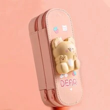 1pc Highly Attractive 3D Boys/Girls Large Capacity Pencil Case Multi-Function Stationery Bag - Large Capacity Pencil Case - View 7