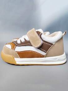 Toddler Breathable Soft Sole Anti-Slip Sports Shoes, Sneakers For Boys & Girls Aged 1-4, Spring Autumn - Khaki - View 6