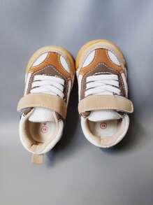 Toddler Breathable Soft Sole Anti-Slip Sports Shoes, Sneakers For Boys & Girls Aged 1-4, Spring Autumn - Khaki - View 5