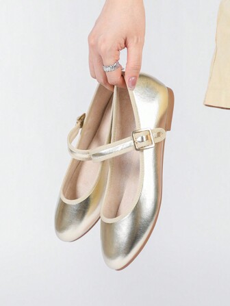 Women's 2024 New Outdoor Fashion Mary Jane Strap Buckle Detail Animal Print Fabric Flat Shoes, Lightweight Comfortable Soft Bottom Loafers Granny Shoes Slip-On Flats