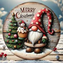 1pc Decorations Wooden Sign Merry Wooden Sign Hanging Decorations Sign, Perfect For Farmhouse Decoration, Kitchen, Garden, Balcony Best Gifts Birthday Home Decor Christmas Decorations Room Decor Christmas Winter Christmas Decorations Home Christmas Gifts Christmas Decor - Multicolor - View 5