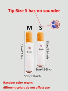 1 Đồ chơi hút thuốc giả sang trọng thực tế cho thú cưng, có chip âm thanh, không thích hợp để nhai (Lưu ý: Kích thước S không có chip âm thanh) - Nhiều màu - Xem 3