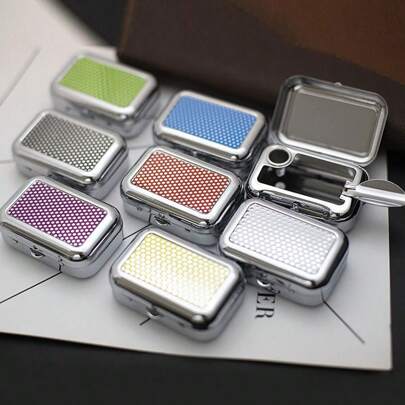 Portable Pocket Ashtray With Cover, Fashionable Mini Ashtray For Travel & Outdoor Use Boy Valentine Heart Women's Valentine