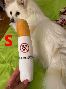 1 Đồ chơi hút thuốc giả sang trọng thực tế cho thú cưng, có chip âm thanh, không thích hợp để nhai (Lưu ý: Kích thước S không có chip âm thanh) - Nhiều màu - Xem 6