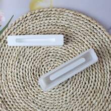 1 件 DIY 心形石膏香薰蜡烛台制作硅胶模具半心形桌面装饰环氧树脂模具汽车扩散器装饰家居装饰节日礼物房屋硅胶模具，条形支架蜡烛底座模具，树脂模具硅胶用于桌面家居装饰，艺术工艺装饰，情人节礼物，周年纪念礼物，节日气氛装饰 - 白色 - 查看 5