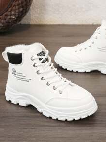 Botas de nieve aisladas y forradas térmicamente de talla grande para mujer, estilo coreano, versátiles, para estudiantes, nuevas llegadas 2024