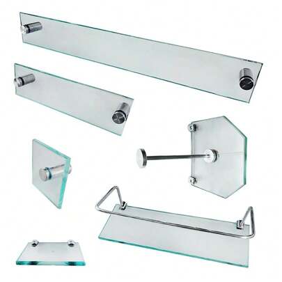 1 kit para banheiro Safira 6 peças Incolor