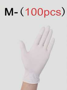 30/60/100 只/袋粉色、白色、蓝色、紫色、黑色一次性丁腈手套，非常适合厨房、洗碗、清洁、美容院、染发、酒店、防水、清洁、洗衣、以及水产养殖食品加工家庭清洁日常使用和 DIY 树脂制作工具，不含乳胶、无粉、厨房、浴室、家庭、家居用品