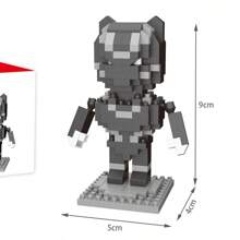 一套植物大战僵尸拼装纸巾模型，包括路障僵尸、撑杆僵尸、向日葵、豌豆射手等，创意DIY玩具适合节日礼物、生日礼物、创意家居装饰和房间装饰，锻炼手眼协调能力并通过有趣的挑战刺激大脑。成人和节日庆祝的完美礼物。房间装饰 - 彩色 - 查看 41