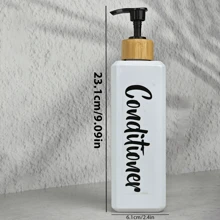 16.9oz Shampoo And Conditioner Dispenser - Pump Bottles For Shower Wall - Set Of 3 Shampoo, Conditioner & Body Wash  Refillable Bottles For Bathroom - Multicolor - View 6