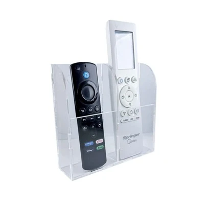 Suporte Para Controle Remoto Duplo Em Acrílico 3mm Resitente