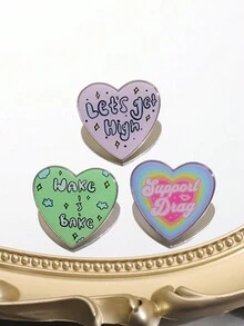 QIHOO 3pcs High Creative UV Clips For Gift Cartoon Art Fun Decoration Brooch Clothes Backpack Collar Badge Accessories Gift - Multicolor - View 5