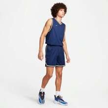Boyfriend Style Men's Nike DNA Dri-FIT 6" Basketb Shorts - FV4933-410/Midnight Navy/Black/White - View 3