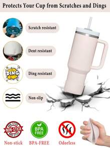 Silikonmanschette, kompatibel mit Tumblern 20-40oz & Wasserflaschen 12-24oz und weiteren Flaschen/Tumblers mit 2,8-2,95 Zoll Boden, für Vakuumbecher, Wasserflaschen mit weiter Öffnung, Edelstahlwasserflaschen