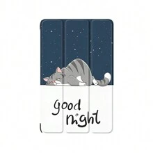 Apple 1 Pc Kitten Case For HONOR Pad X9/X8 Pro 11.5 Inch (HLN-W09)2023 Tablet Holder PU Leather Stand Back Smart Cover Case
