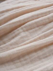 MommBaby Mommbabay 女婴纯棉荷叶边领蝴蝶结长袖连体衣 新生儿四季通用连体衣 - 杏色 - 查看 7