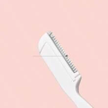 1pc Safety Eyebrow Razor For Men & Women, Foldable With Replaceable Blades, Suitable For Beginners, Non-Scratch
