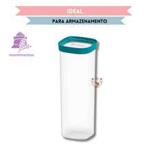 Pote Hermético Para Macarrao  Resistente  Cozinha Grandes Porcoes Porta Mantimentos