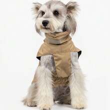 薄款反光户外钩环背心，方便的宠物夹克/雨衣，适合中小型犬