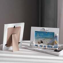 Porta-retrato Decorativo de Mesa Criativo, Porta-retrato de Mesa para Escritório Doméstico - Multicolorido - Visão 2