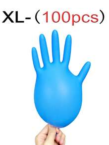 40/70/100 只/一次性丁腈手套，左右手均可使用，男女皆宜，非常适合厨房、洗碗、清洁、美容院、染发、酒店、防水、清洁、洗衣，以及水产养殖、食品加工、家庭清洁、日常使用和DIY树脂制作工具，粉色、白色、蓝色、紫色、黑色，不含乳胶，无粉， - 彩色 - 查看 31