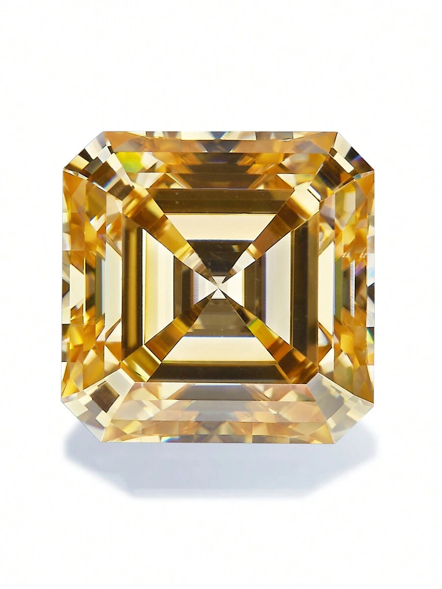 1pc High Quality Moissanite Brilliant Cut 1 Carat Fancy Pinkish Brown Unset Loose Gemstone Jewelry