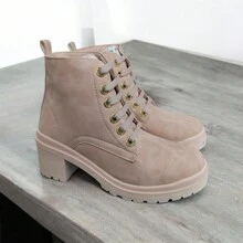 Botas de moda para mujer - Rosa - Ver 2