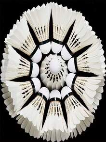 12pcs Durable Badminton Shuttlecocks For Indoor/Outdoor Sports Training - Multicolor - View 8