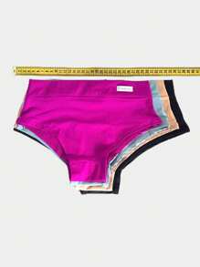 Microfiber Panties Kit 3 Wide Comfort Side Waistband - Nhiều màu - Xem 6